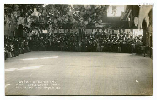 A group of 9 photographic postcards relating to The Olympic ...