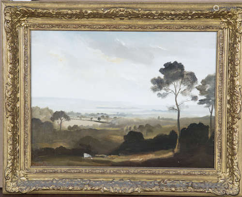 Philip Hugh Padwick - Landscape View, oil on board, signed, ...