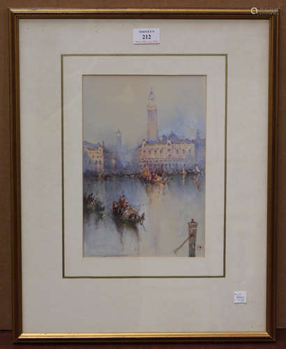 Circle of William Knox - Grand Canal Venice, late 19th/early...