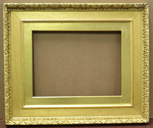 A gilt composition Watts style frame, rebate 44cm x 59.5cm, ...