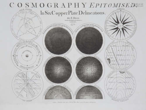 S. Dunn - 'Cosmography Epitomised in Six Copper Plate Deline...