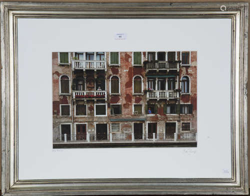 Bill Philip - 'Venice Façade', late 20th century colour phot...