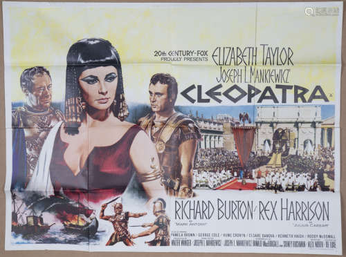 Tom Chantrell - 'Cleopatra' (British Quad Film Poster), offs...