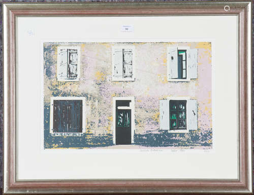 Lucinda Oestricher - 'Indre', screenprint, signed, titled, d...