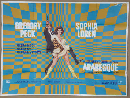 Robert McGinnis - 'Arabesque' (British Quad Film Poster), of...