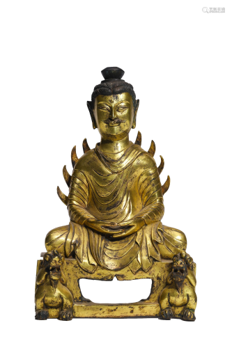 Gilt-Bronze Buddha Statue