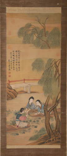 A Scroll Painting by Tang Yin