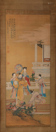 A Scroll Painting by Jin Ting Biao