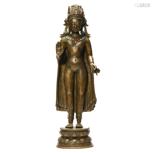 Bronze Sakyamuni Statue