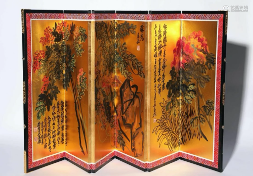 A Scroll Painting by Wu Chang Shuo