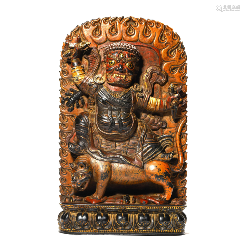 Tibet Stone Padmasambhava Statue