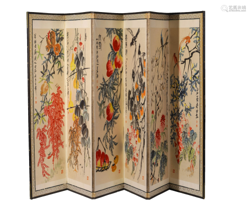 A Scroll Painting by Qi Bai Shi