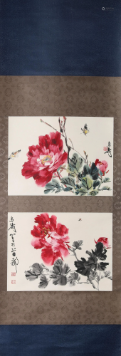 A Bird & Flower Painting by Wangxuetao
