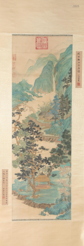 A Landscape Painting by Zhaoboju