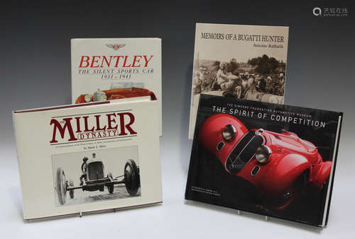 A group of four hardback books of motoring interest, compris...