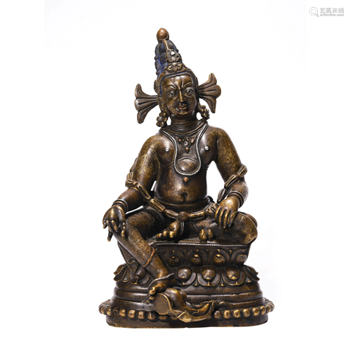 Bronze Sitajambhala Statue