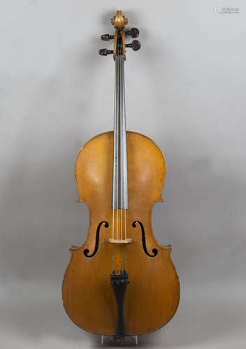 A French cello, bearing interior label detailed 'Charles But...