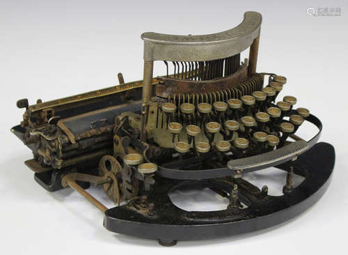 An Imperial model B typewriter, width 30.5cm.Buyer’s Premium...