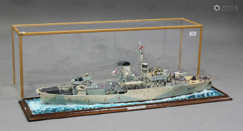 A scale model of a Second World War period Canadian Flower-c...