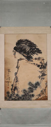 A Chinese painting, Pan Tianshou mark