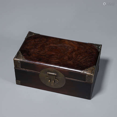 A red sandalwood box