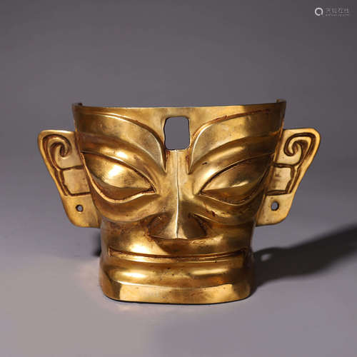 A gilding copper mask