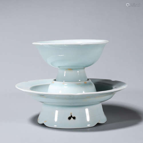 A Hutian kiln porcelain cup and saucer