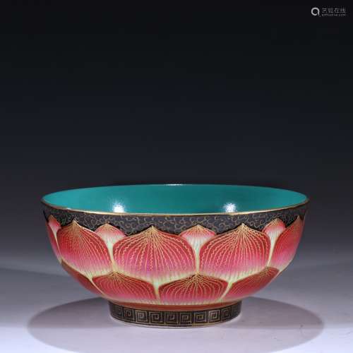 The Qing Dynasty was Emperor Yongzheng    Red glaze painted ...