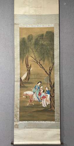 A Chinese painting by Qiu Ying