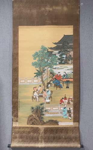 Original mounting of Gu Jianlong's artworks