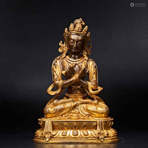 Bronze gilded Vajra Sari