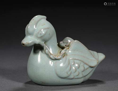 A NORTHERN SONG DYNASTY RU KILN WATER DROPPER