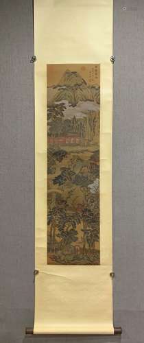 A Chinese painting by Wang Shimin