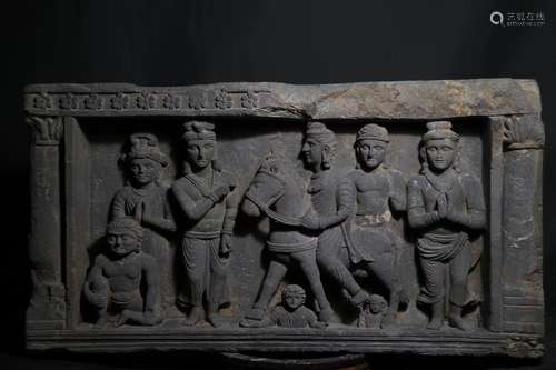 A GANDHARA SCHIST BUDDHISM STORY