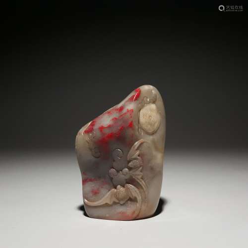 The Seal of Changhua Chicken Bloodstone Carved by Li Zongren