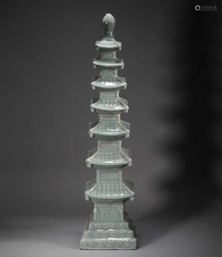 Qing Dynasty - Celadon Tower