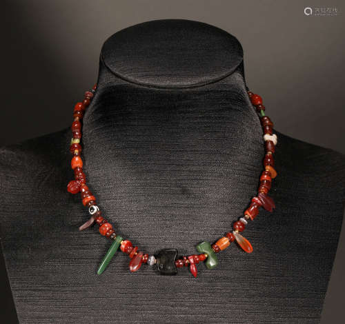Qing Dynasty - Agate Necklace