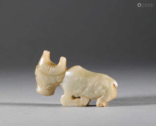 Han Dynasty - Hetian Jade Cow