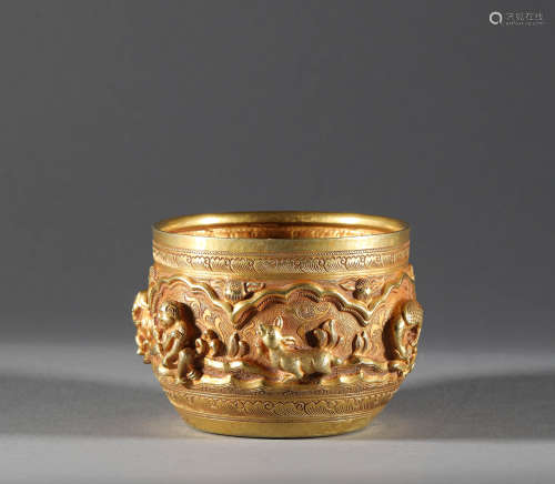 Yuan Dynasty - Pure Gold Cans