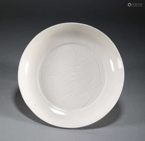 Liao Dynasty - Ding Kiln Plate