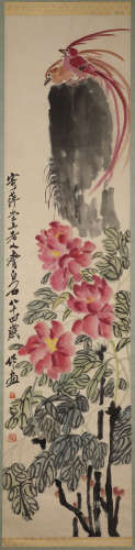 Qi Baishi - Full of Wealth Hanging Scroll on Paper