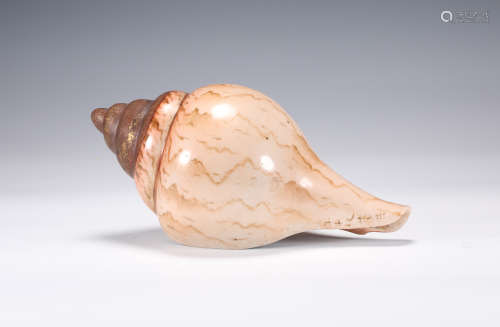 Qing Dynasty - Qianlong Porcelain Conch