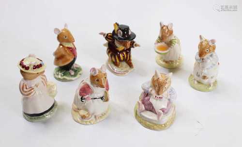 A collection of seven Royal Doulton Brambly Hedge figures, t...