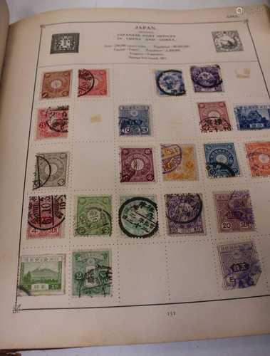 A Strand stamp album and contents, ranging from Great Britai...