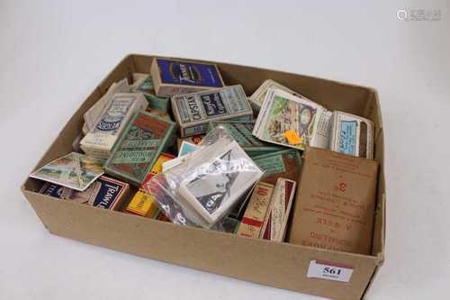 A collection of boxed and loose cigarette cards, to include ...