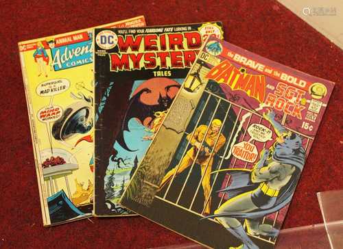 A large collection of various comics, mainly DC Adventure Co...