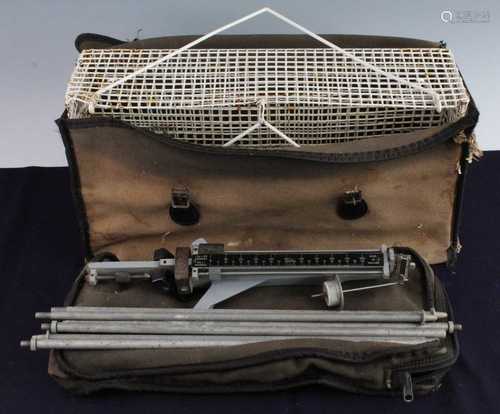 A cased set of Avon Scale Company fishing scales to weight 1...