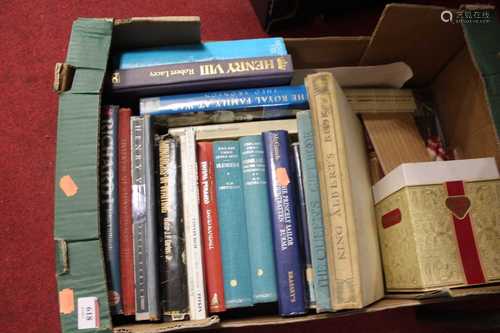 A box of books relating to The British Monarchy, to include ...