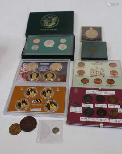 A small collection of miscellaneous coinage, to include 'The...