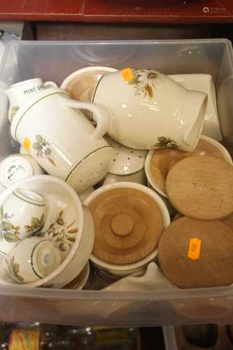 A collection of Brixham Devon Pottery tablewares, to include...